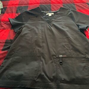 Women's Koi Scrub Top NWT